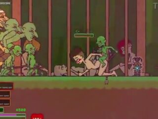 Captivity &vert; στάδιο 3 &vert; γυμνός θηλυκός survivor fights αυτήν τρόπος μέσω randy goblins αλλά fails και παίρνει πατήσαμε σκληρά κατάποση liters του σπέρμα &vert; hentai παιχνίδι gameplay p3