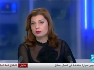 מְפַתֶה ערבי journalist rajaa mekki אידיוט את challenge.