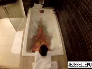 Jezebelle Bond movies Herself Taking a Bath: Free HD adult movie bb