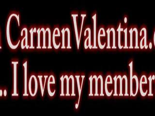 Carmen valentina alır becerdin üzerinde i̇çime boşalma