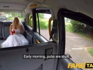 Imitacja taxi marvellous uroczy tara spades creampied na jej ślub dzień