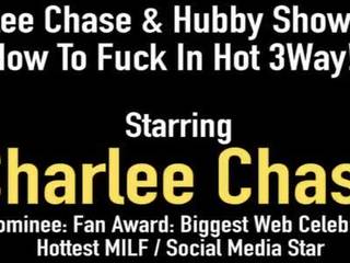 Charlee การไล่ล่า & สวย ฟิล์ม sitter อย่างไร ไปยัง เพศสัมพันธ์ ใน tremendous 3way!