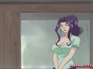 Mom jepang hentai gets squeezed her bigboobs